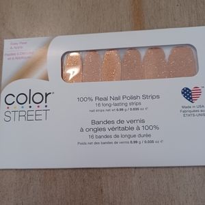 Color Street Nail Polish Strips - Cinnamon Swirl - Glitter